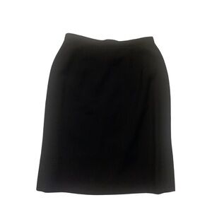Alberto Makali Black Wool Pencil Skirt Size 6 Short